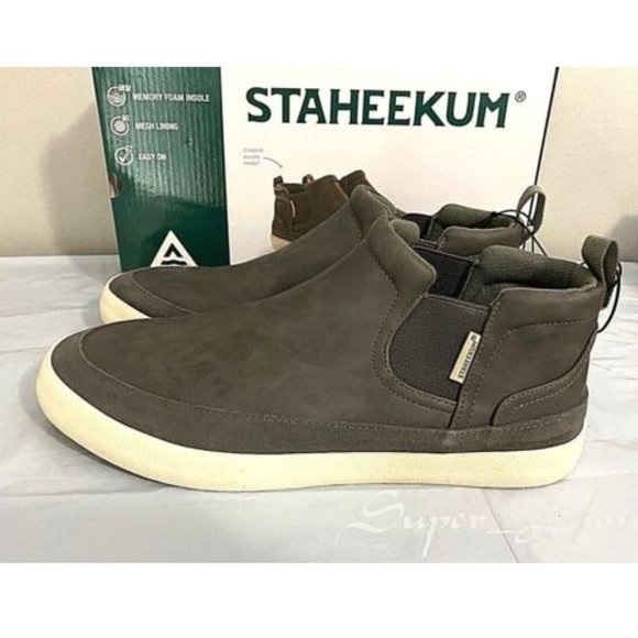 Staheekum Men\'s Memory Foam Mesh Lining Chelsea Shoes GRAY main image 7